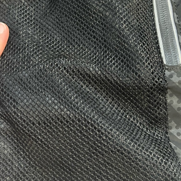 Athleta Black Patterned Drawstring Backpack - Picture 5 of 12